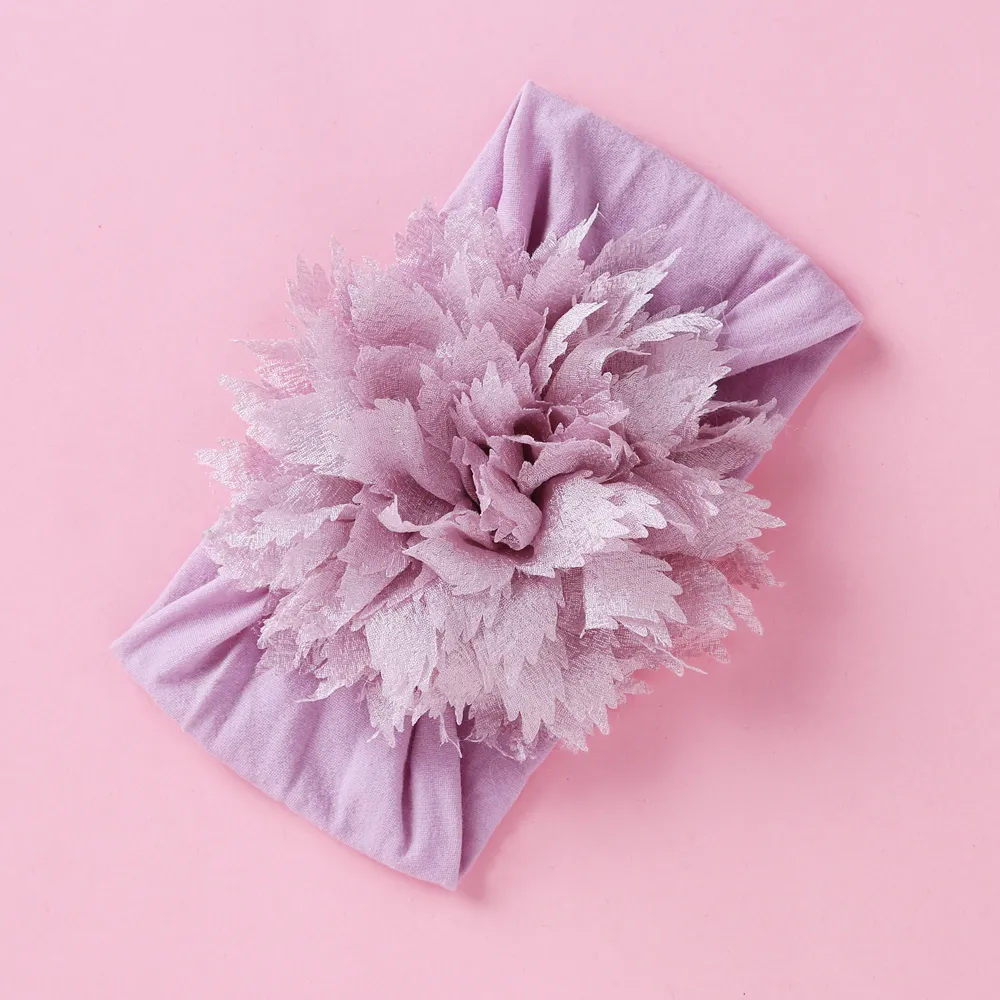 Baby / Toddler Girl Sweet Floral Headband Light Purple