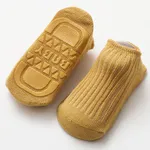 Baby / Toddler Solid Knitted Socks Yellow