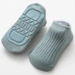 Baby / Toddler Solid Knitted Socks Bluish Grey