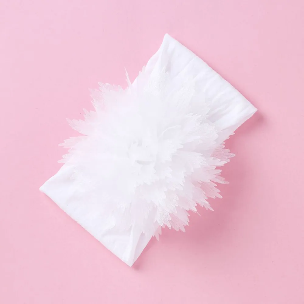 Baby / Toddler Girl Sweet Floral Headband White big image 1