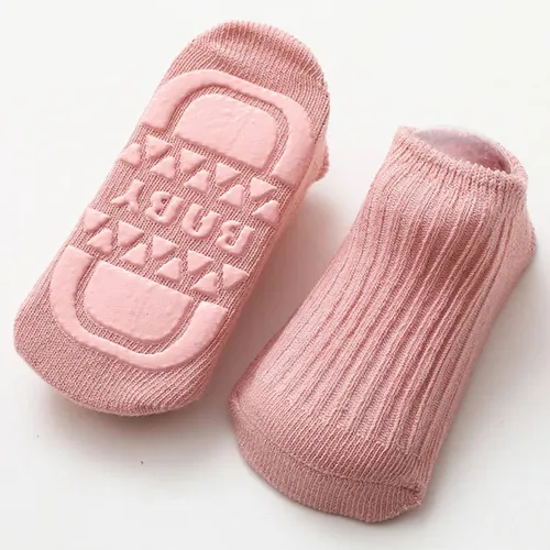 meias sólidas de malha para bebê/criança