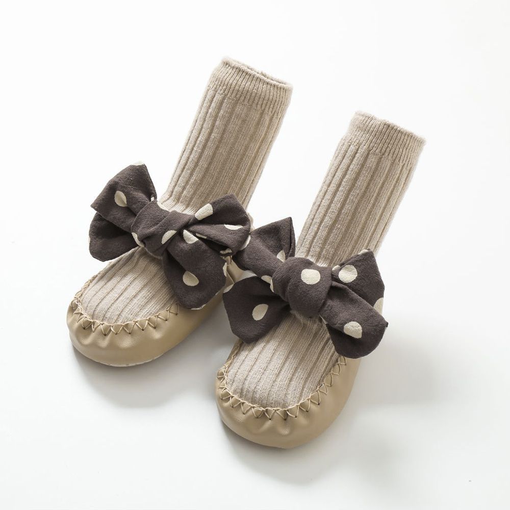 Baby Bow Decor Shoe Socks