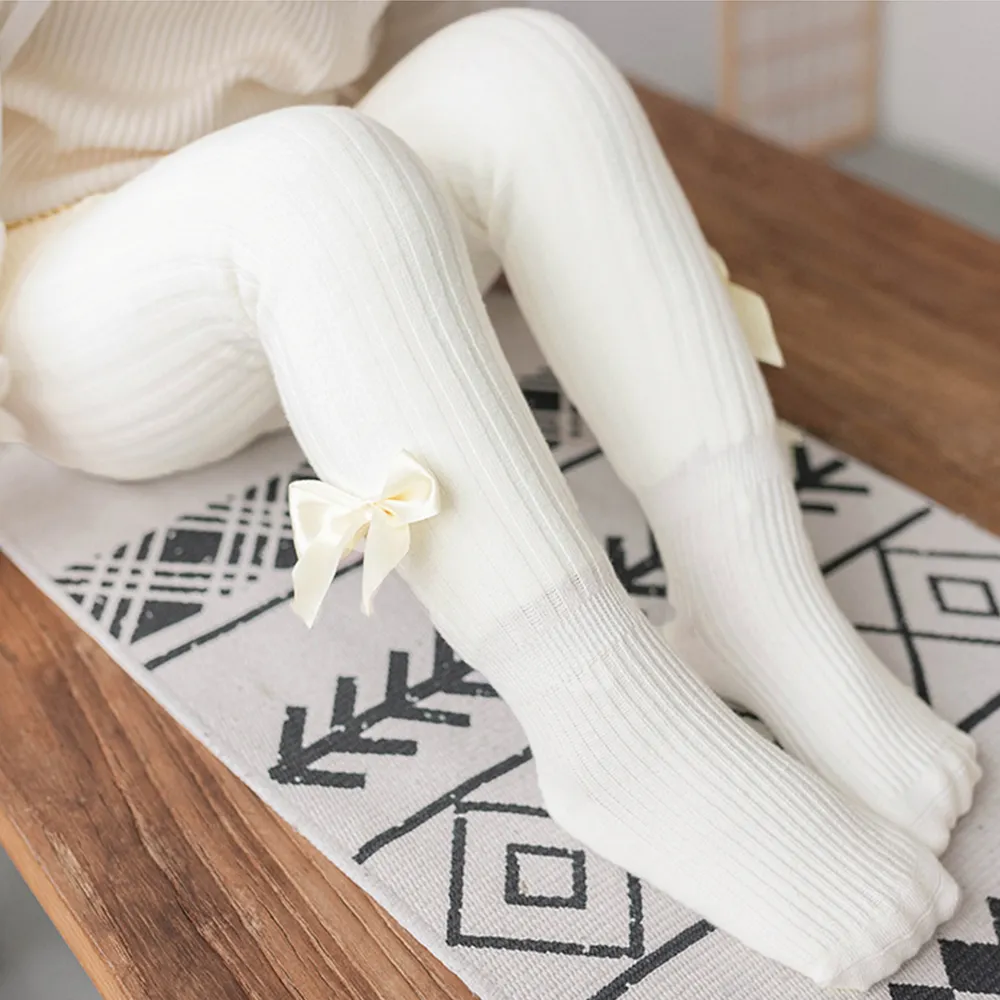 Baby / Toddler Bow Decor Thermal Tights Pantyhose  big image 1