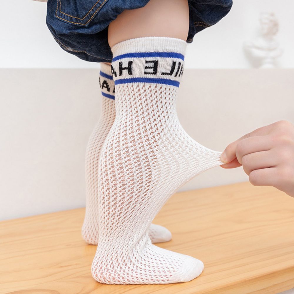 

Baby / Toddler Letter Graphic Over The Knee Socks