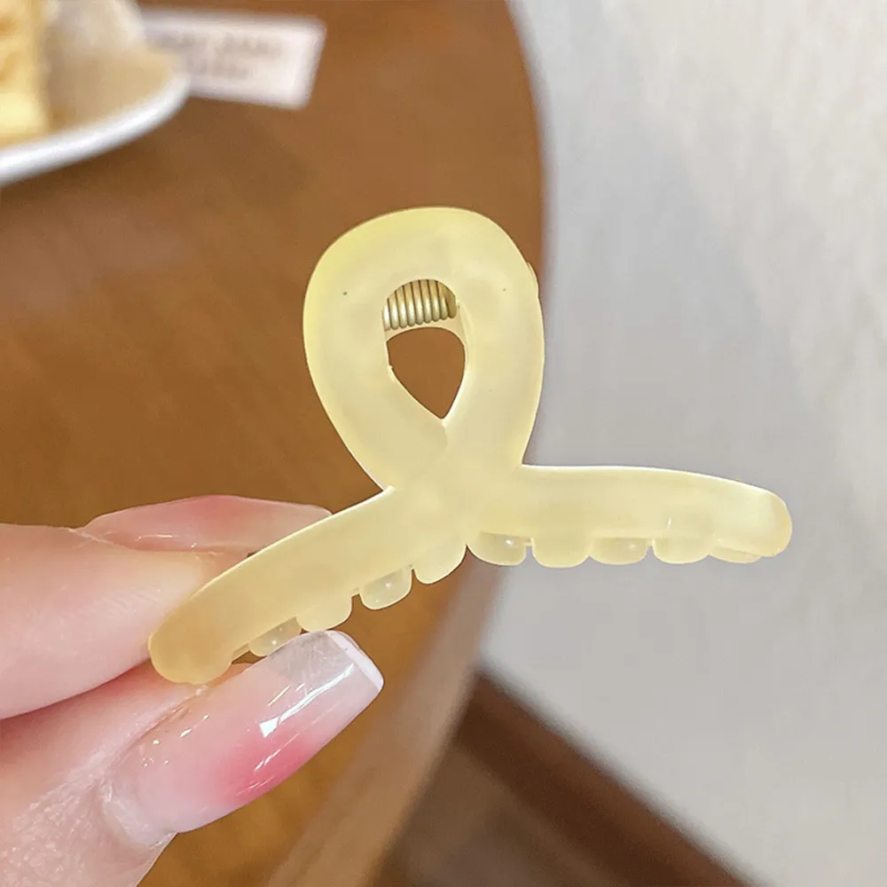6-pack Solid Mini Hair Claw for Girls  big image 6