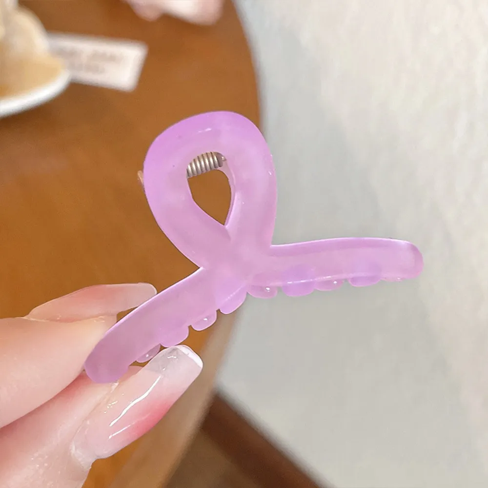6-pack Solid Mini Hair Claw for Girls  big image 7