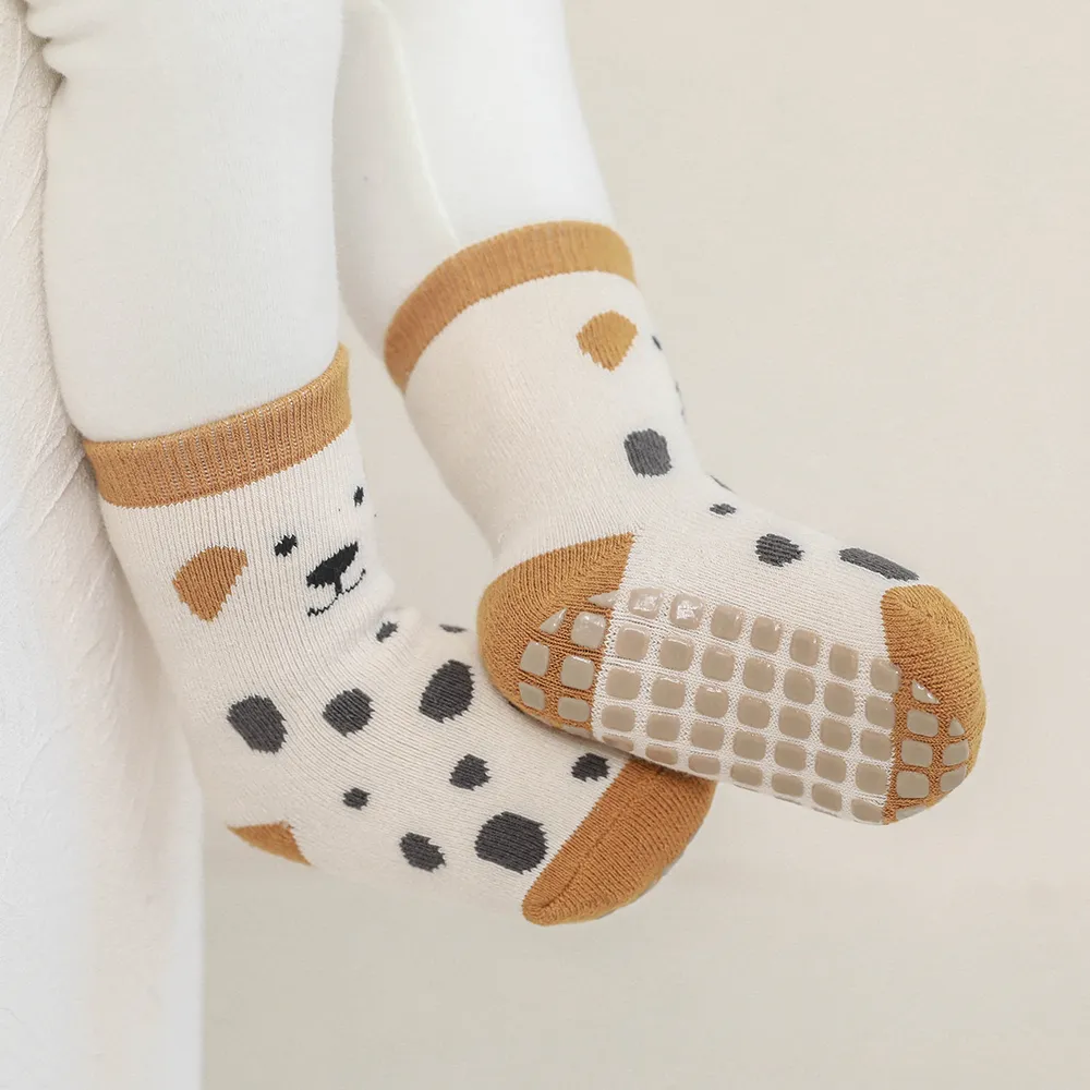 Baby/toddler childlike Cartoon animal pattern,  non-slip&cool  socks  big image 1