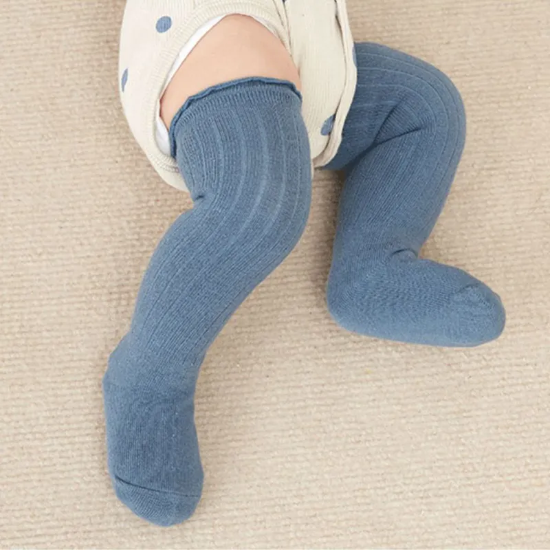 Baby's Sweet and comfortable Socks on the fungus Bluish Grey image 3