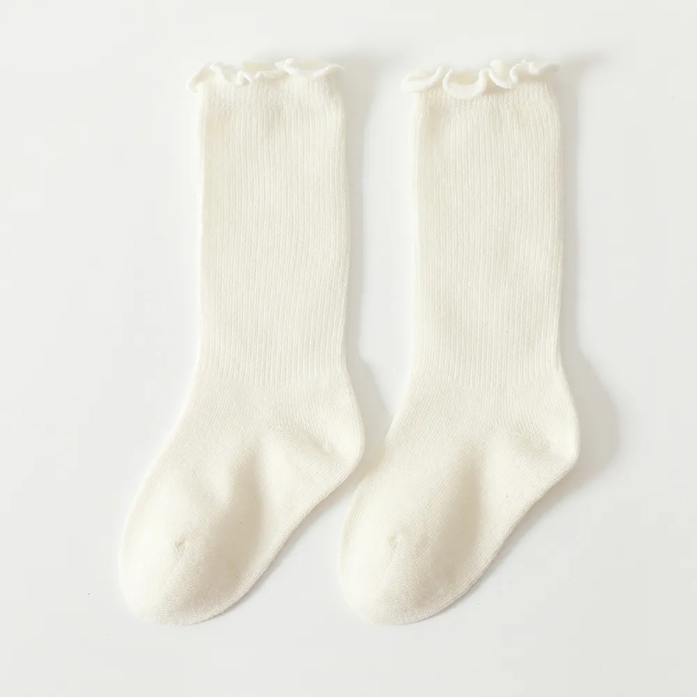 Baby/toddler Casual all-match solid color stockings with wooden ears  big image 1