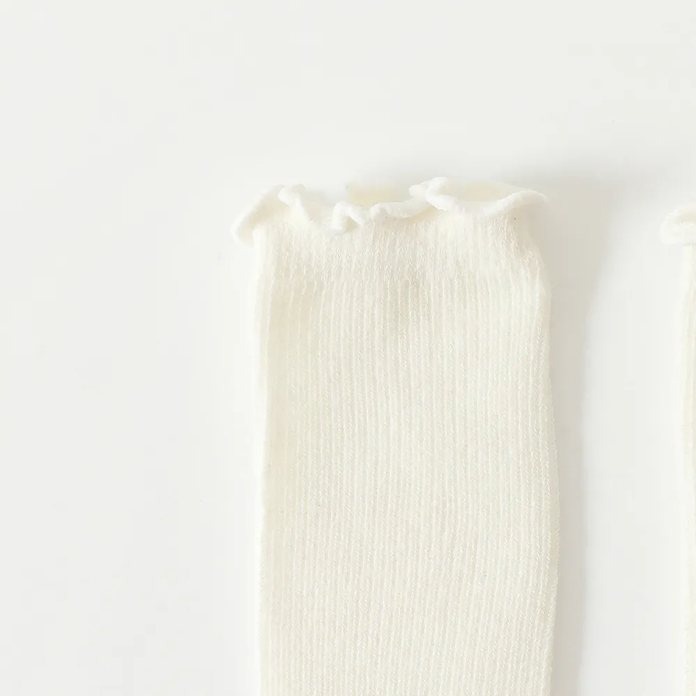 Baby/toddler Casual all-match solid color stockings with wooden ears  image 3