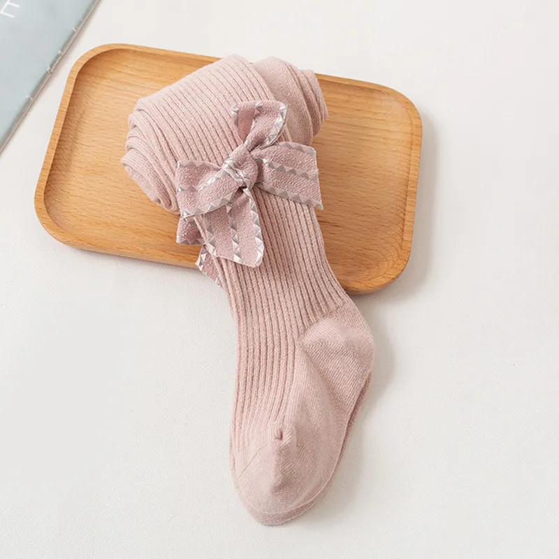 Baby/toddler Sweet bow-tie Pantyhose for Girl Pink big image 1