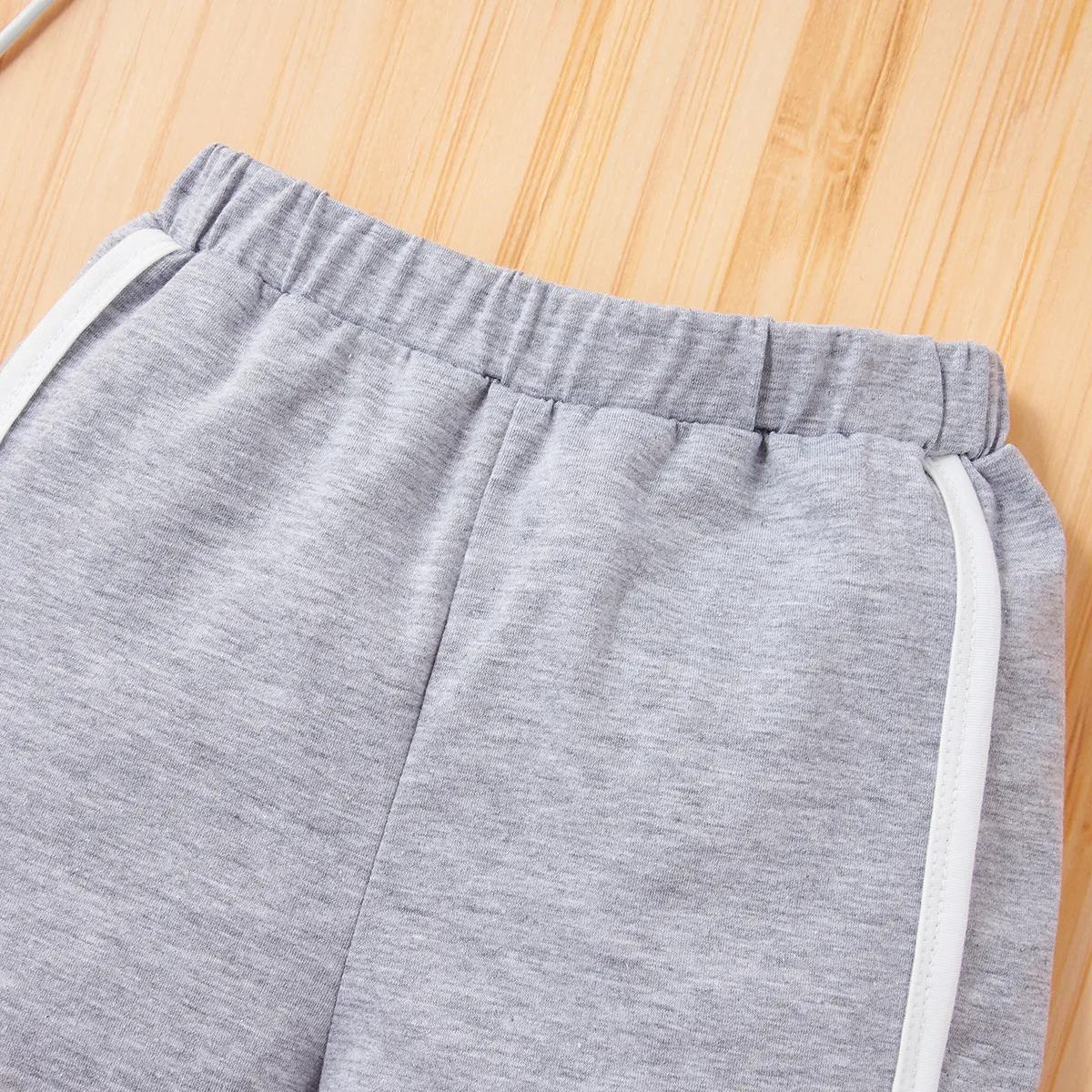 Toddler Girl Butterfly Print Shorts Grey image 2