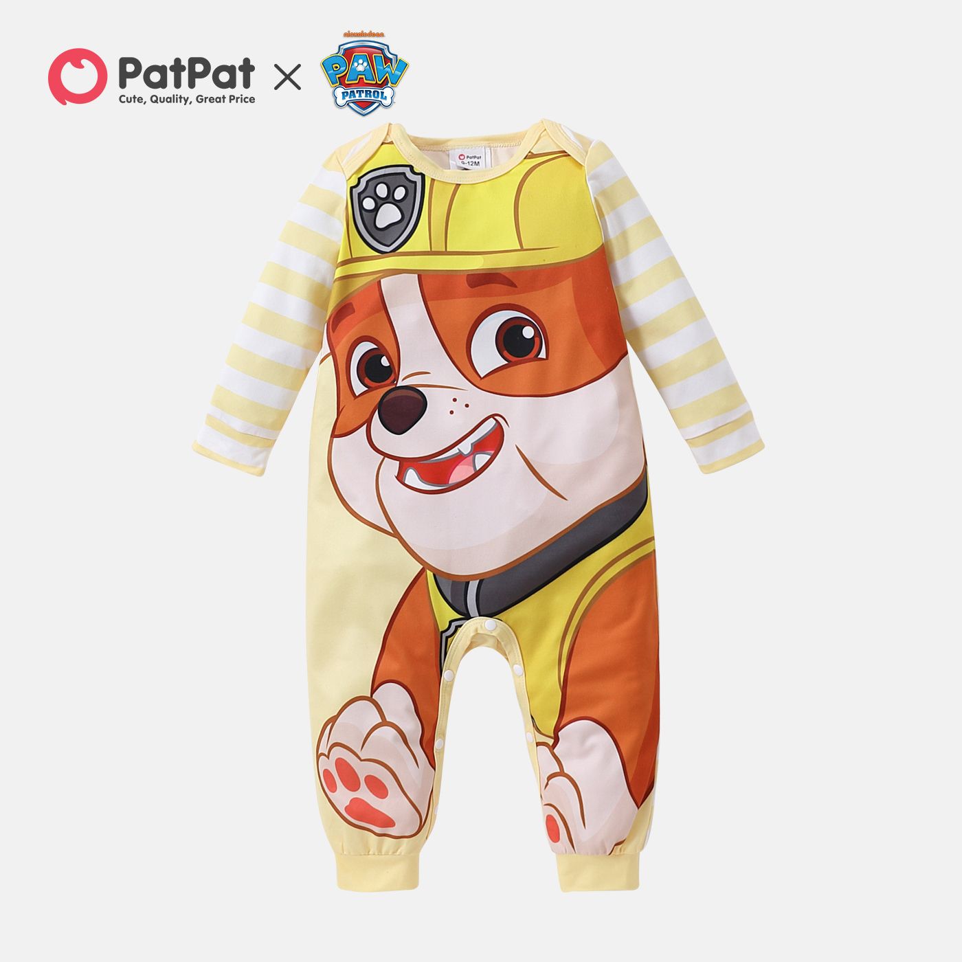 

PAW Patrol Little Boy/Girl Striped Long-sleeve Graphic Jumpsuit