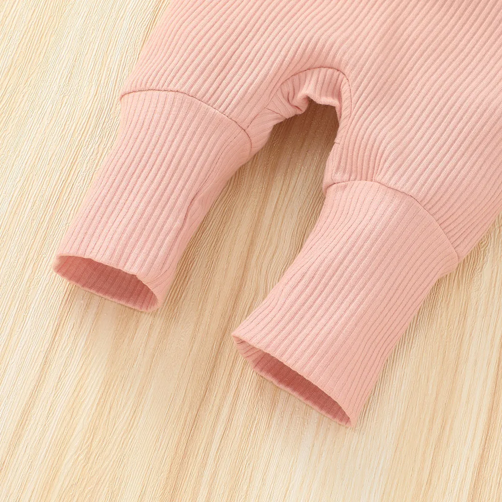Bébé Unisexe Couture de tissus Basique Combinaisons Rose big image 1