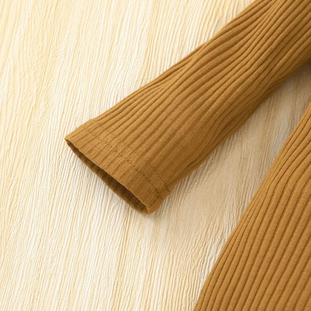 Bebé Unissexo Costuras de tecido Básico Macacão Gengibre image 6