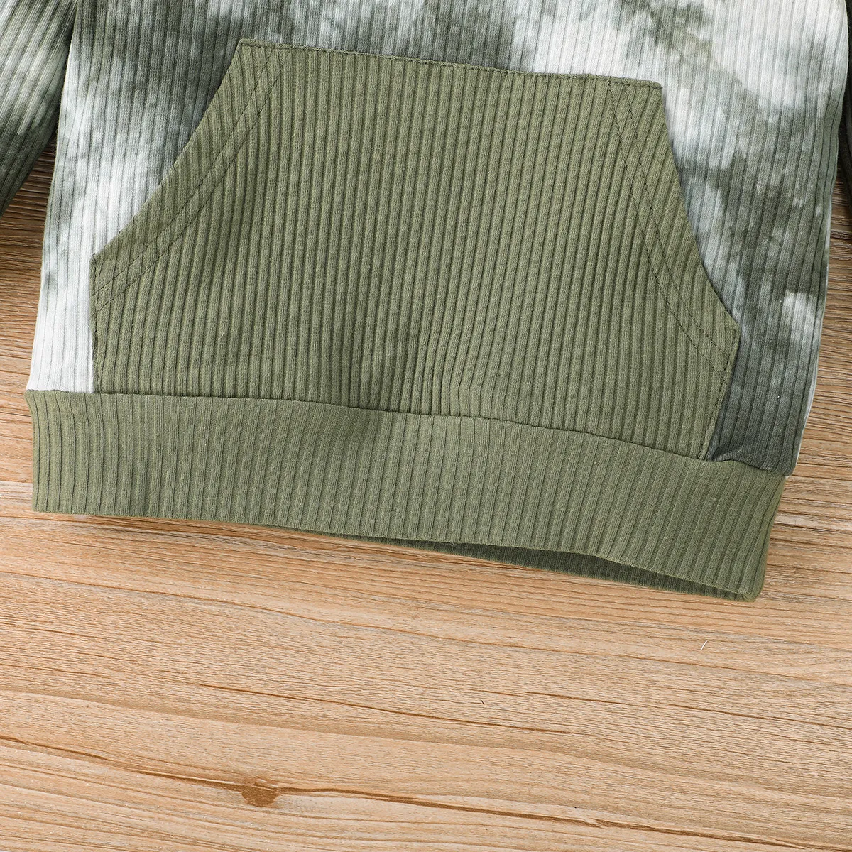 2 Stück Kleinkinder Jungen Basics Sweatshirt-Sets dunkelgrün big image 1