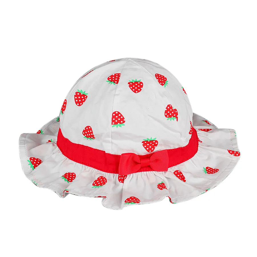 Entzückender sonnenfester Hut mit Tierdruck für Kleinkinder rot big image 1