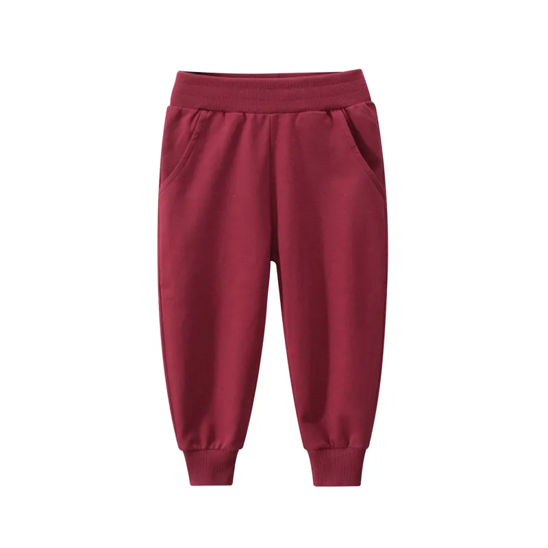 bébé / solide pantalon occasionnels de poche tout-petits Rouge big image 1