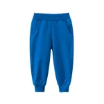 Baby / Toddler Solid Pocket Casual Pants Blue