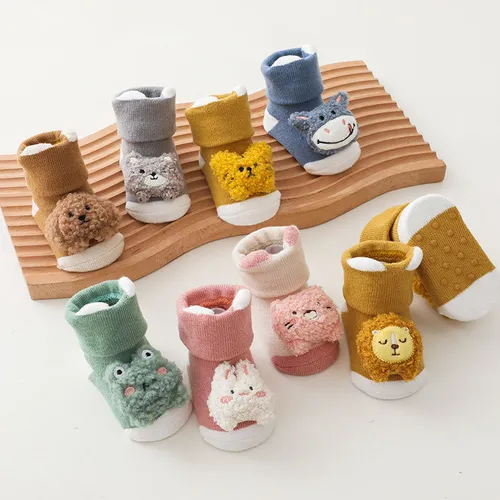 Baby / Toddler 3D Cartoon Animal Winter Warm Floor Socks