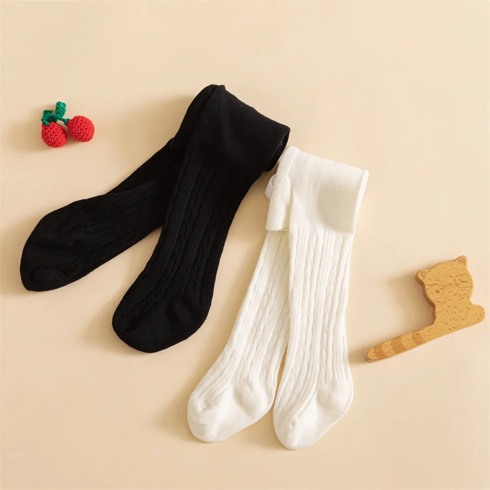 Baby / Toddler / Kid Solid Color Cable Twist Pantyhose Leggings Tights for Girls  image 5