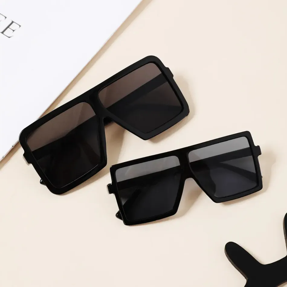 Occhiali di moda Balck Flat Top per mamma e me  image 1