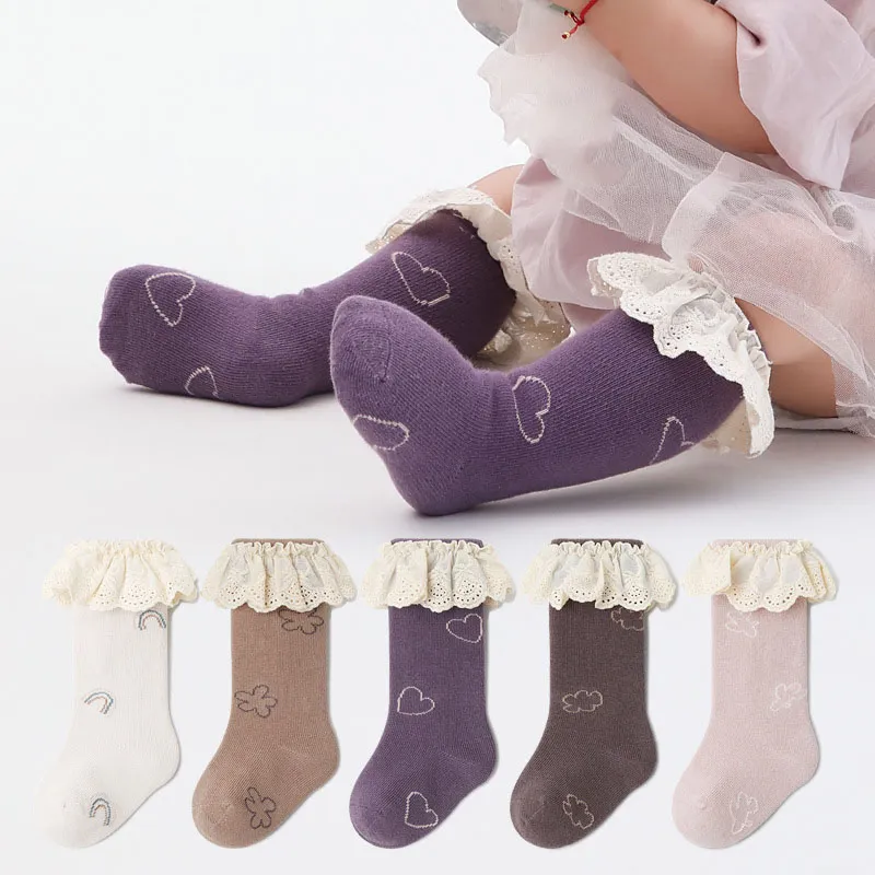 

Baby Lace Trim Crew Socks