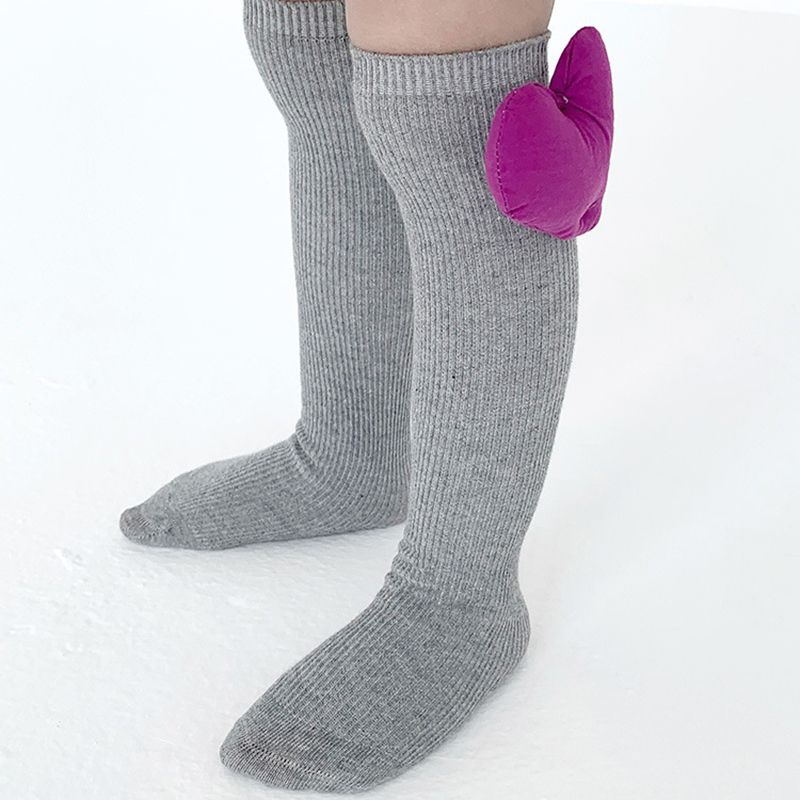 

Valentine's Day Toddler Heart Decor Solid Long Stockings