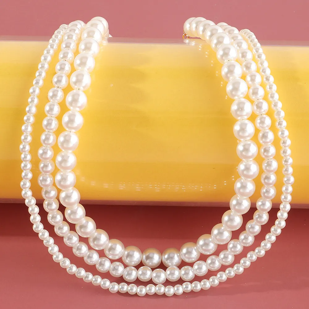 3-pack Kid Pearl Necklace Set big image 4