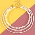 3-pack Kid Pearl Necklace Set   image 1