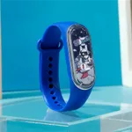 Toddler/Kid Boy LED Cartoon Whale Astronaut Pattern Cute Bracelet Watch Blue