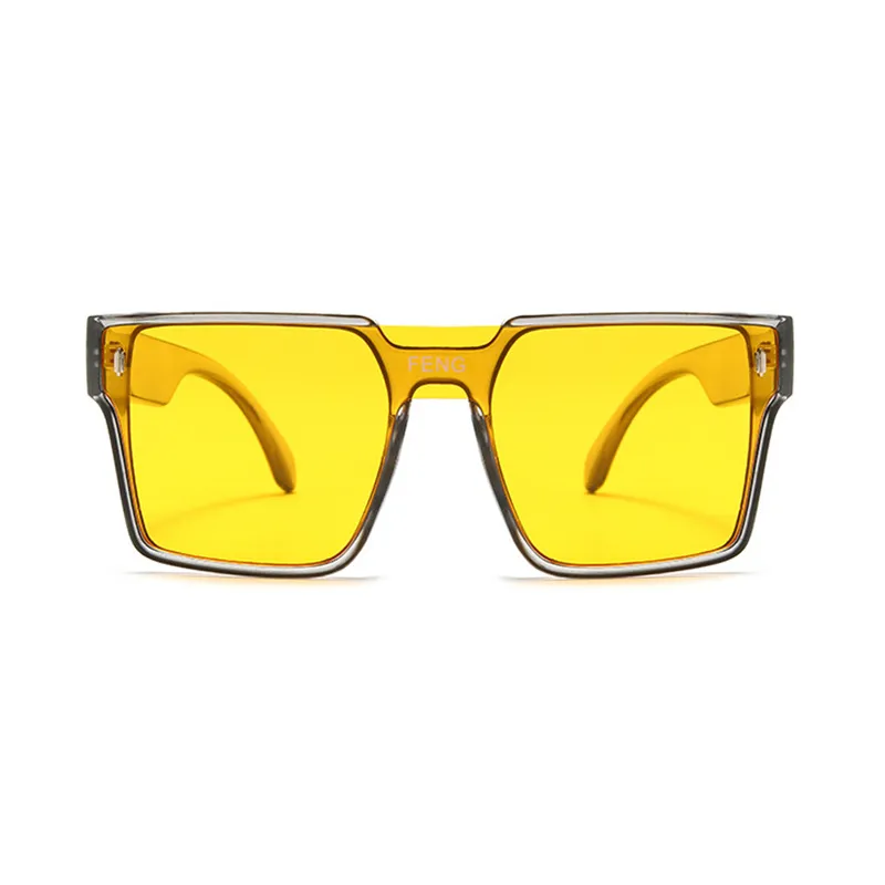 Women/Kid Comfortable and Cool Sunglasses (Packed in Flannel Bag, Random Color) Yellow