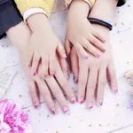5-pack variedades de padrão autoadesivo DIY adesivos de unhas para meninas  image 2