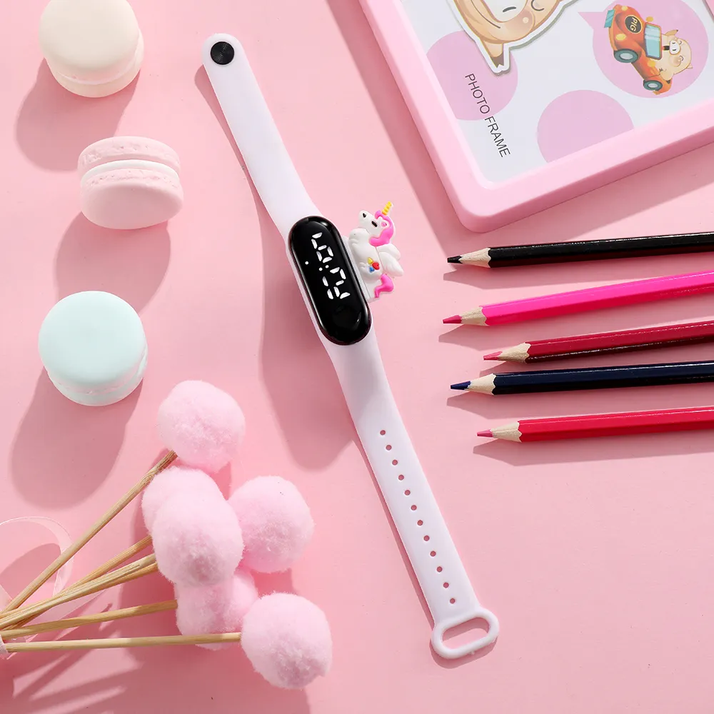 Kid LED Cartoon Unicorn Cute Watch (with Packaging Box)  image 2