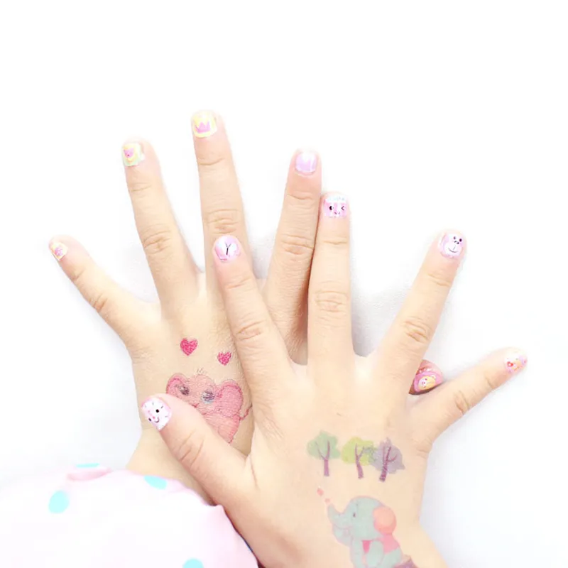 5-piece Toddler/Kid's Cartoon Animal Nail Art Stickers