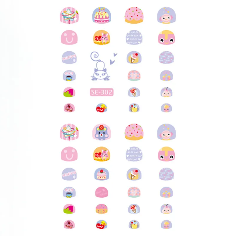 5-piece Toddler/Kid's Cartoon Animal Nail Art Stickers Multi-color image 6