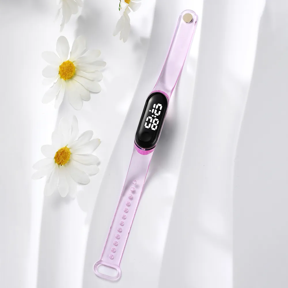 Toddler/Kid LED Crystal Transparent Bracelet Watch  image 3