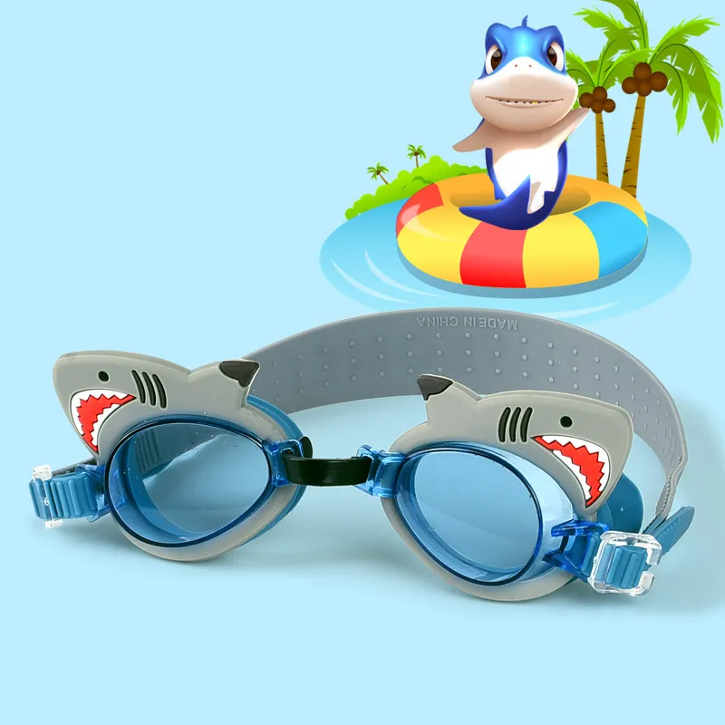 Toddler/Kid Cartoon Animal Swimming Goggles Grey big image 1