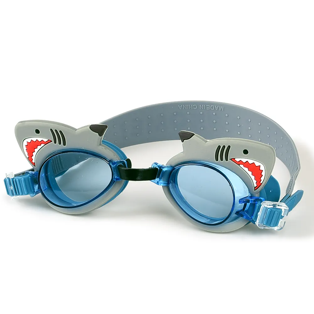 Óculos de natação para crianças / crianças dos desenhos animados dos animais Cinzento big image 1