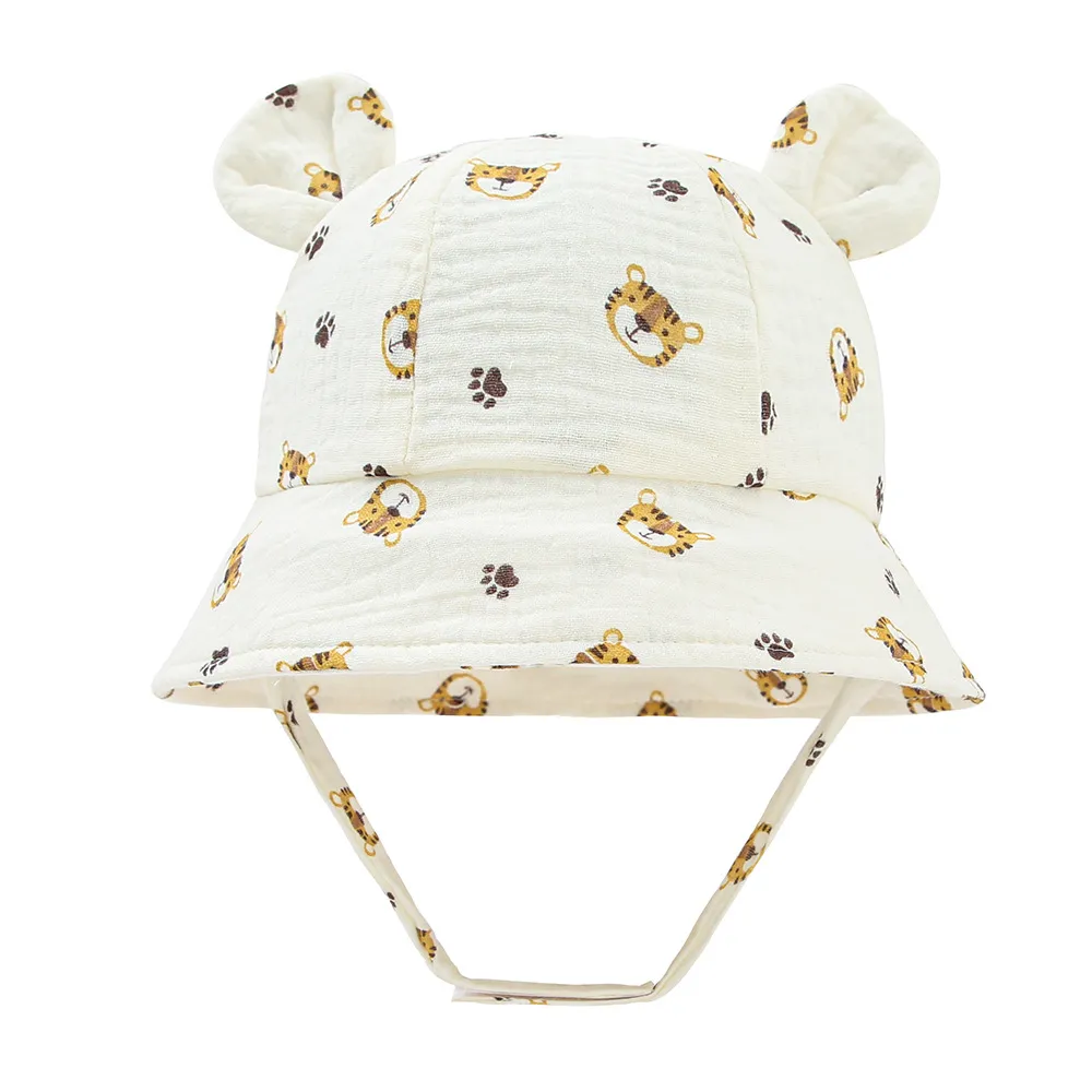 100% Cotton Baby Allover Tiger Print Hat