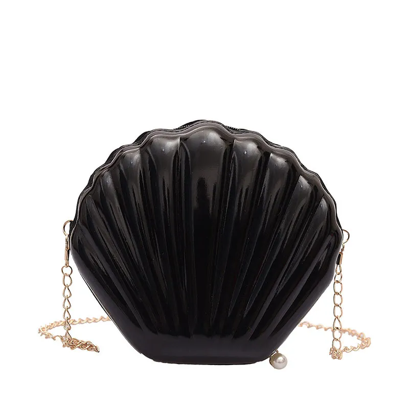 Shoulder Cross-body Shell Bag for Mom and Me Black