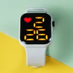 Kleinkind / Kind LED-Uhr Digitale Smart Square elektronische Uhr (mit Verpackungsbox) grau