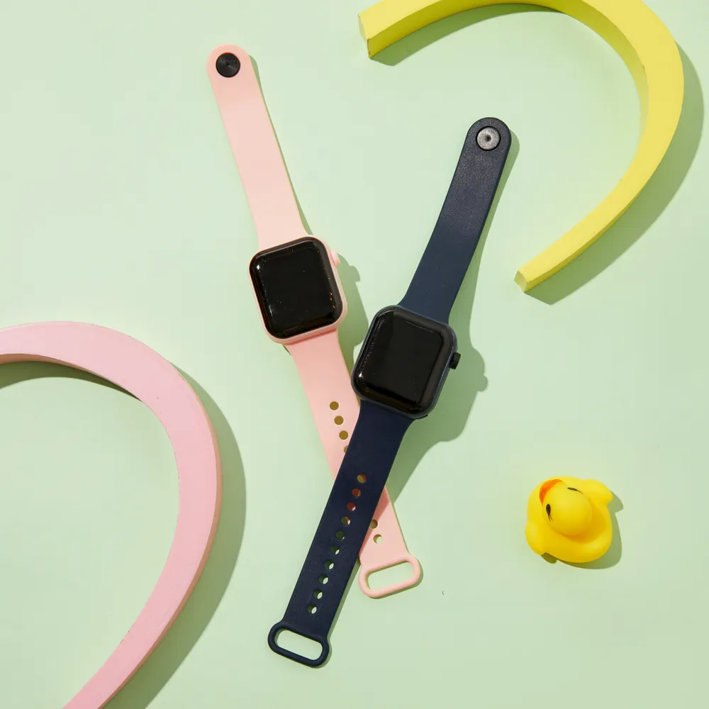 Toddler / Kid LED Watch Digital Smart Square Electronic Watch (With packing box) big image 3