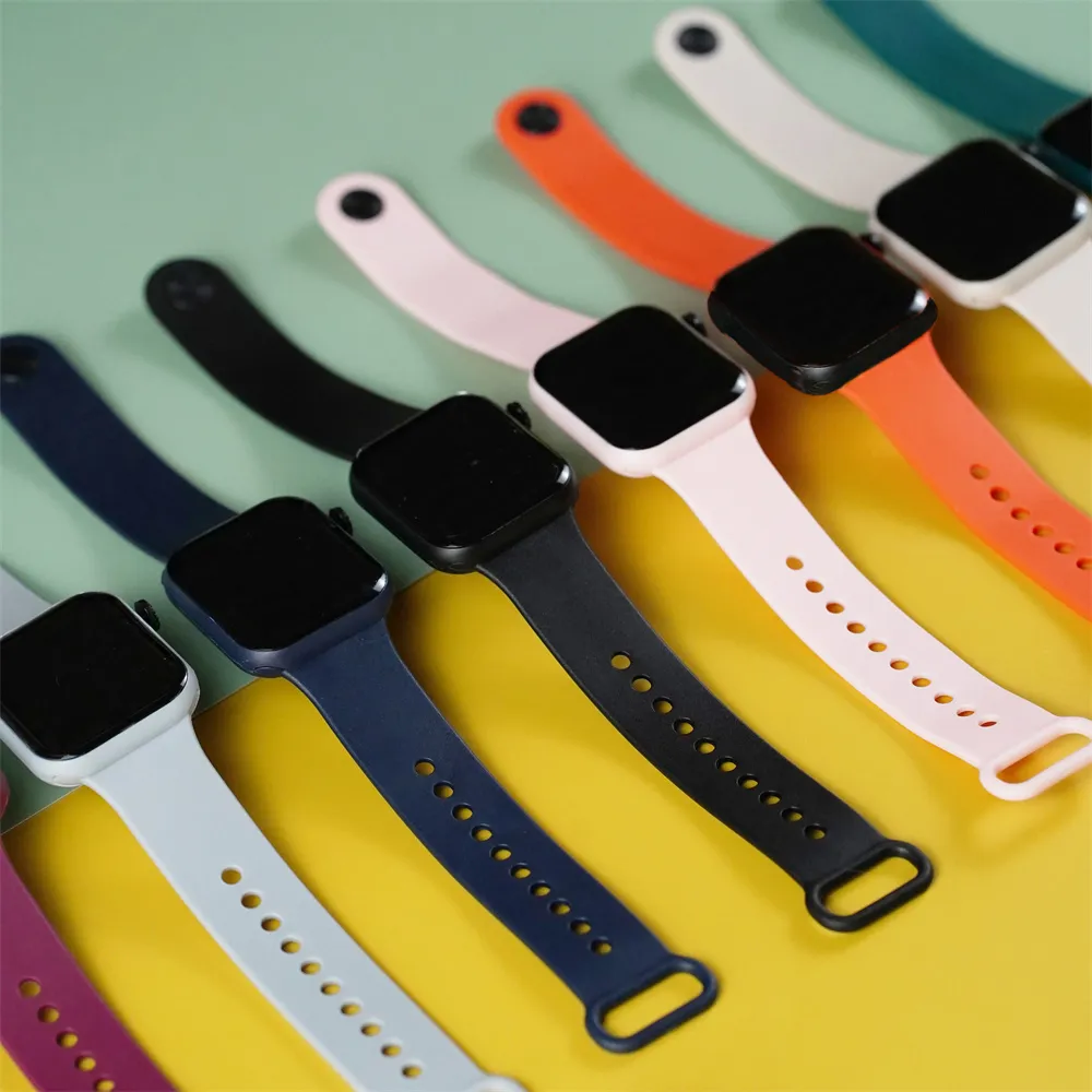 Toddler / Kid LED Watch Digital Smart Square Electronic Watch (With packing box) big image 6