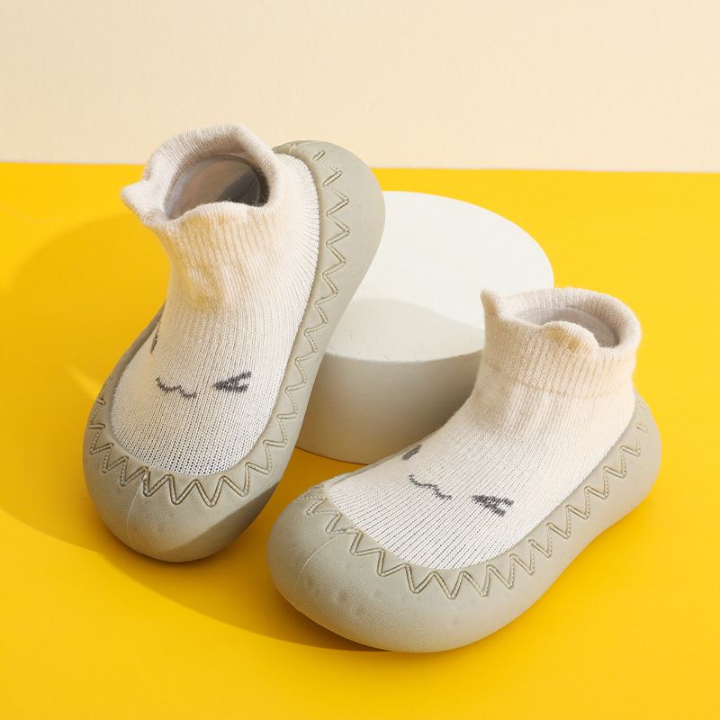 Baby/Toddler Facial Expression Embroidery Non-slip Soft Sole Floor Socks