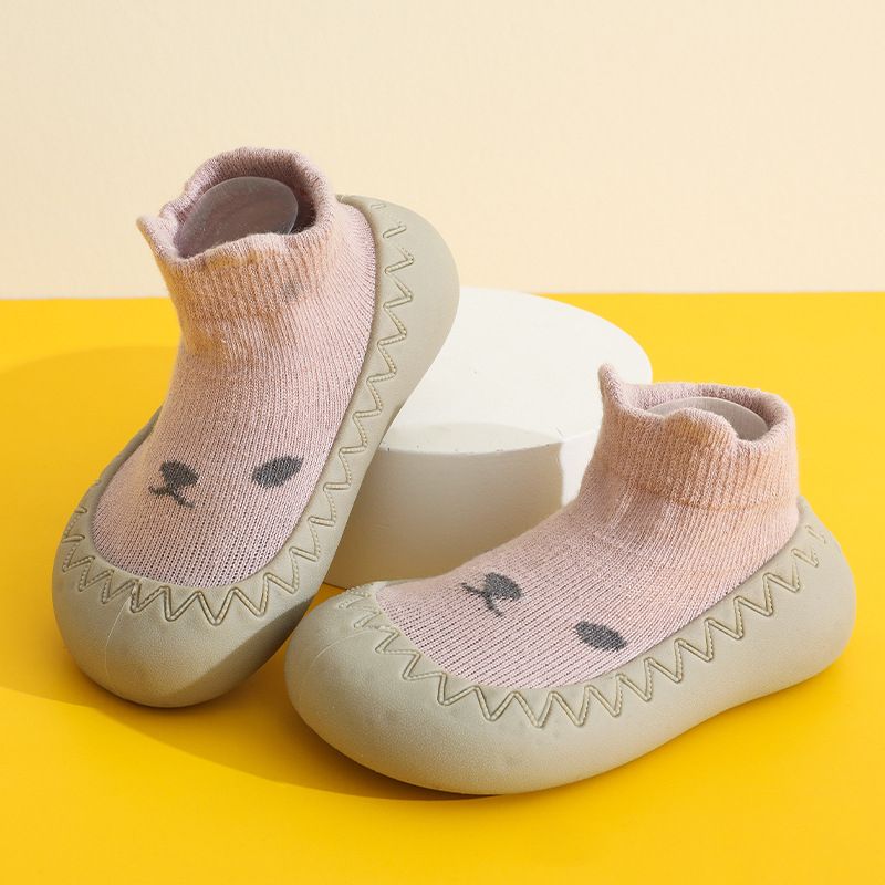 Baby/Toddler Facial Expression Embroidery Non-slip Soft Sole Floor Socks