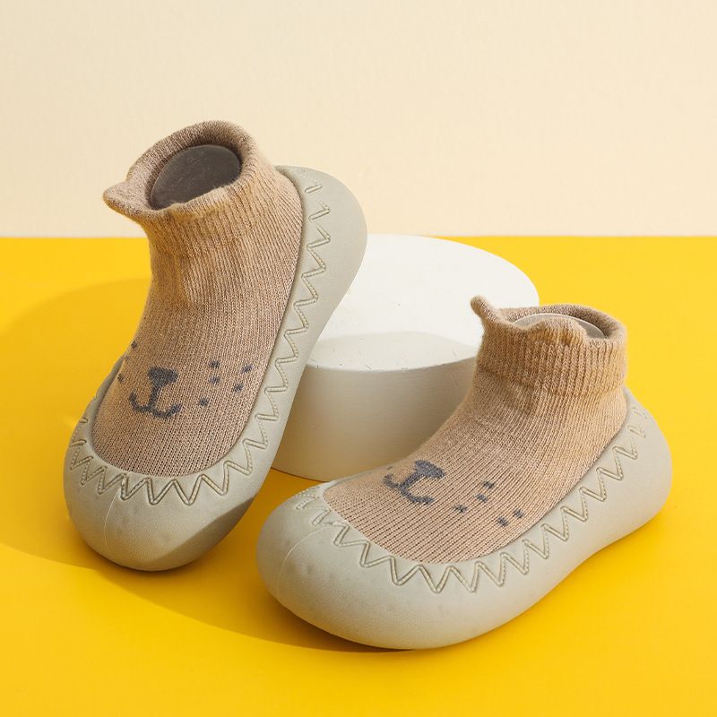 Baby/Toddler Facial Expression Embroidery Non-slip Soft Sole Floor Socks