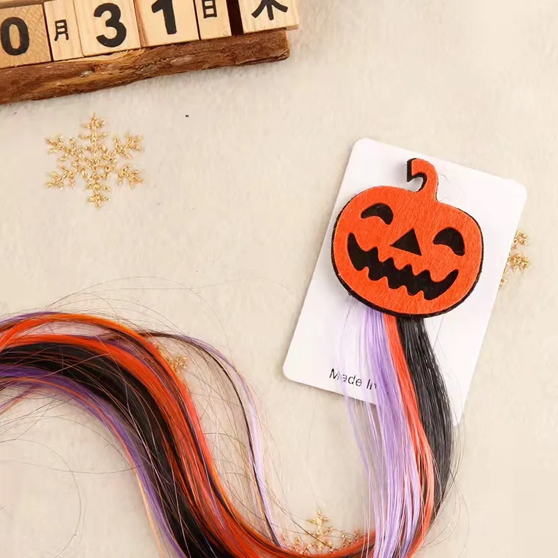 Crianças infantil halloween cabeça decoração acessórios de cabelo Laranja big image 1