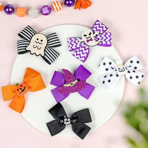2-pack Halloween childlike funny children's hair clip