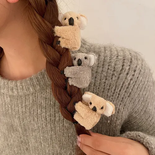 Kids/toddler Childlike Cute koala plush gripper for Girl